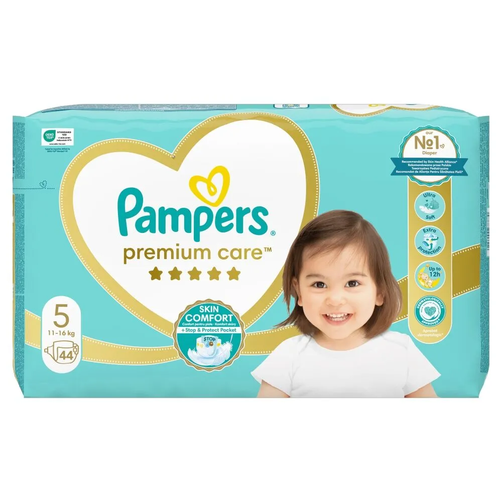 Pampers Premium Care Pieluchy Junior