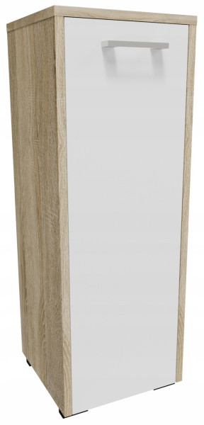 Szafka łazienkowa FS30SOB sonoma-biały 30cm stojąca mała funkcjonalna półka