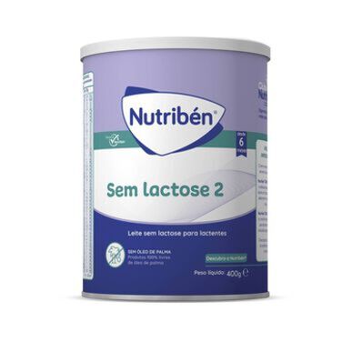 Leche Nutribén sin lactosa 2 400 g 400 g