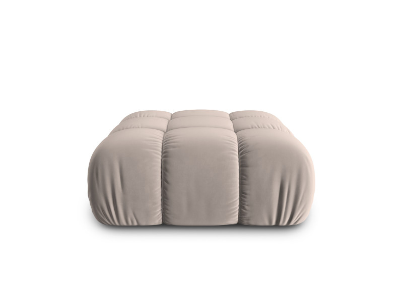 Puf BELLIS welur cappuccino