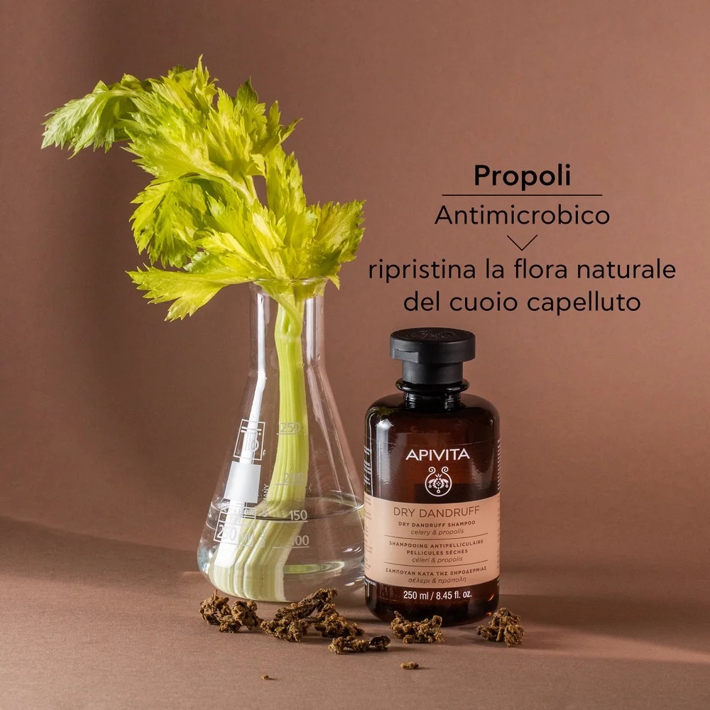 APIVITA Apivita Droogshampoo tegen roos Selderij en propolis 250 ml Droog fosfor