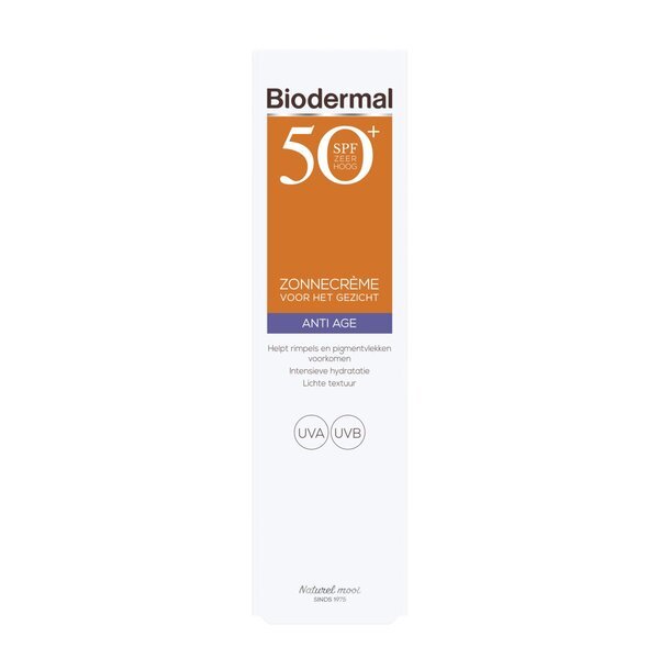 Biodermal Anti Age SPF50+ krema za sončenje za obraz<br>40 ml