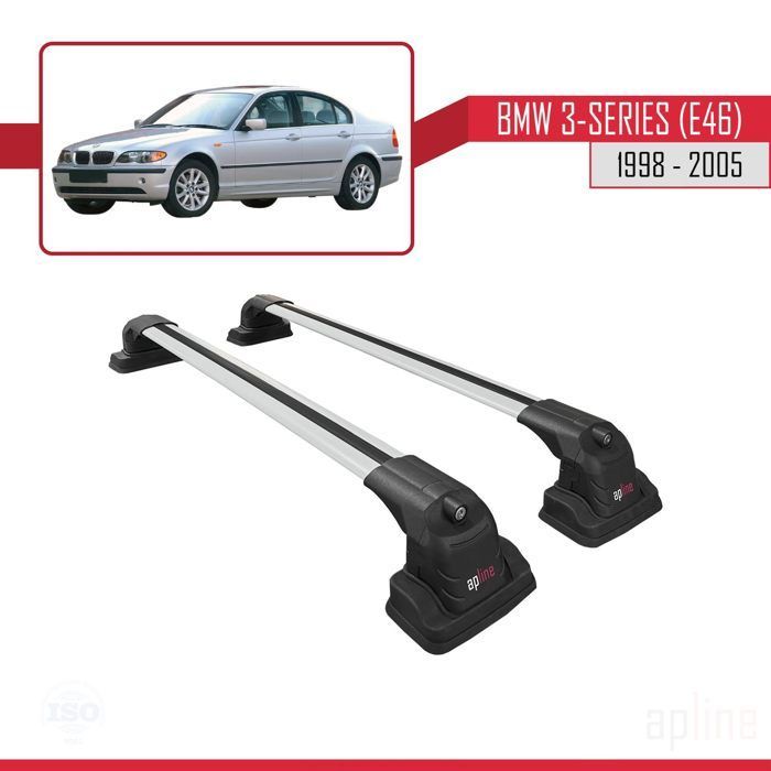 Barras de techo - ACE-3 - Compatibles con BMW Serie 3 (E46) - Aluminio - 2 barras - Carga < 300 kg