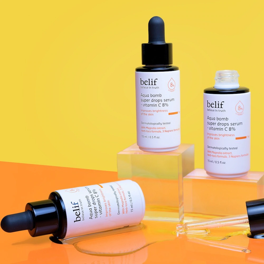 belif Aqua bomb super drops serum - vitamin C 8%