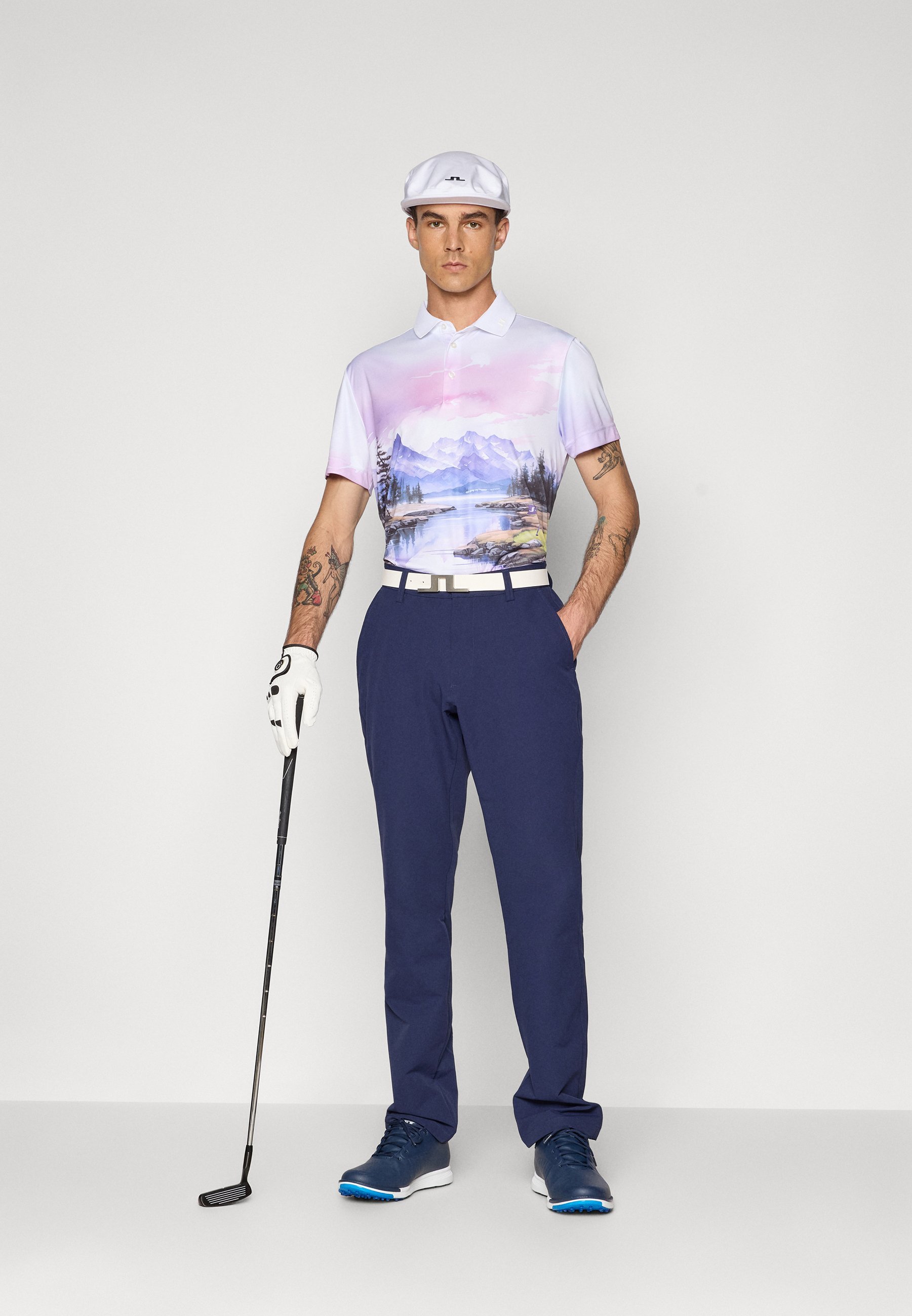 J.LINDEBERG Sports SAMUEL - Tricou polo - violet