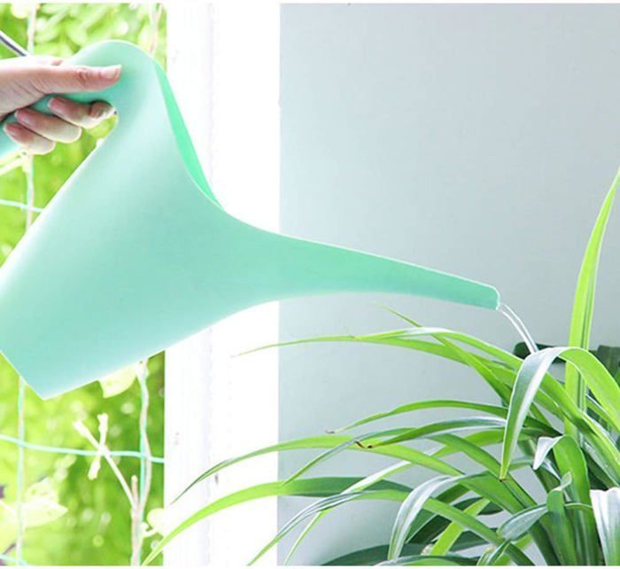Regador (4 peças), fosco, capacidade de 1 litro, plástico, azul, verde, rosa e roxo, tamanho pequeno, regadores para irrigação de jardim