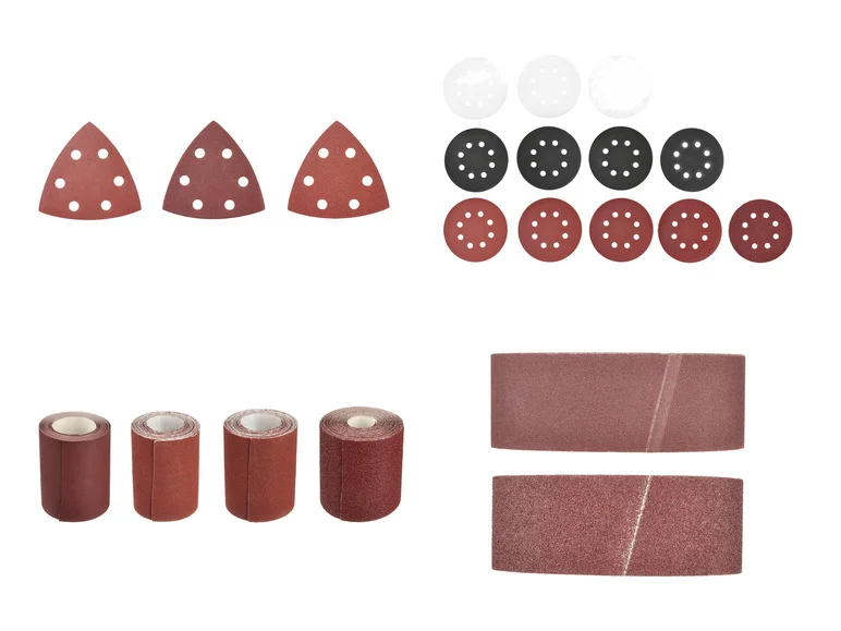 Lixa triangular PARKSIDE® ou lixa excêntrica ou lixa em rolo ou lixa de banda