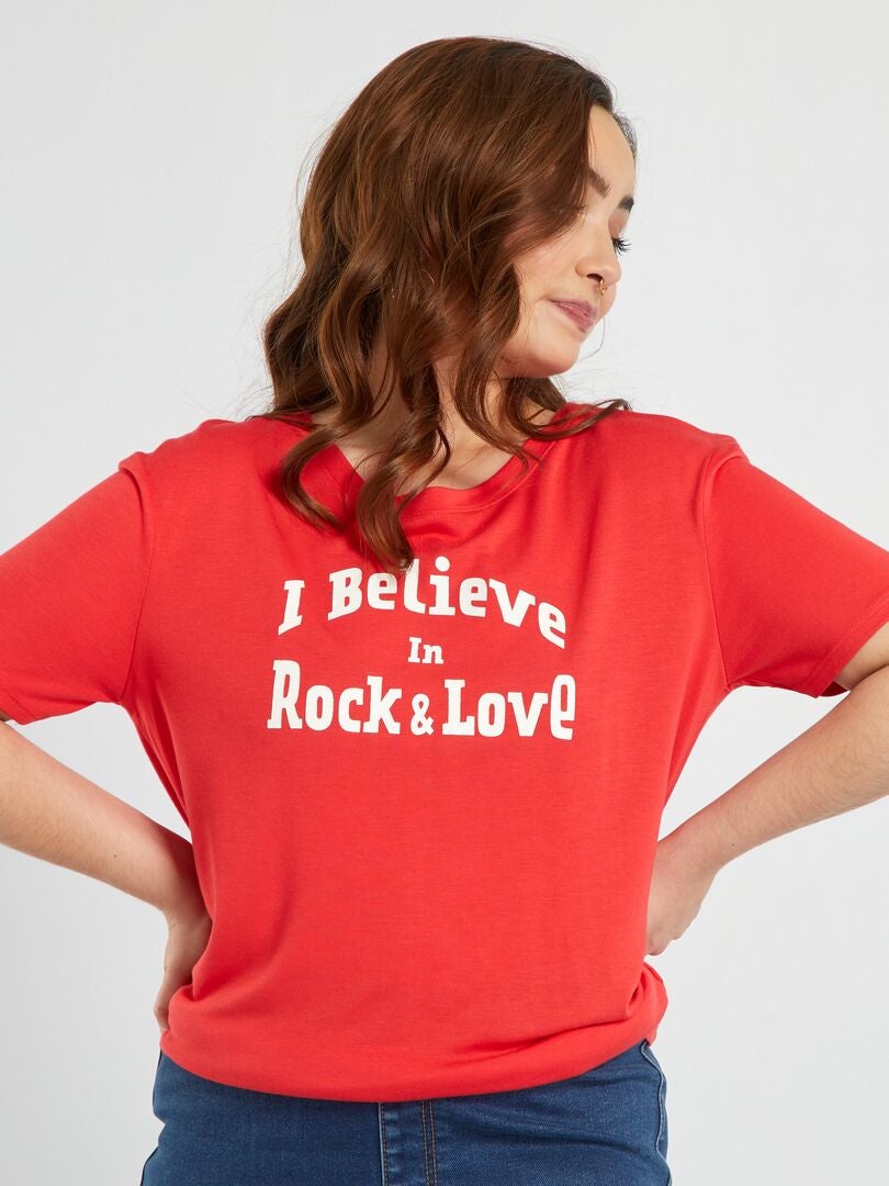Camiseta Jersey - So Easy - VERMELHA