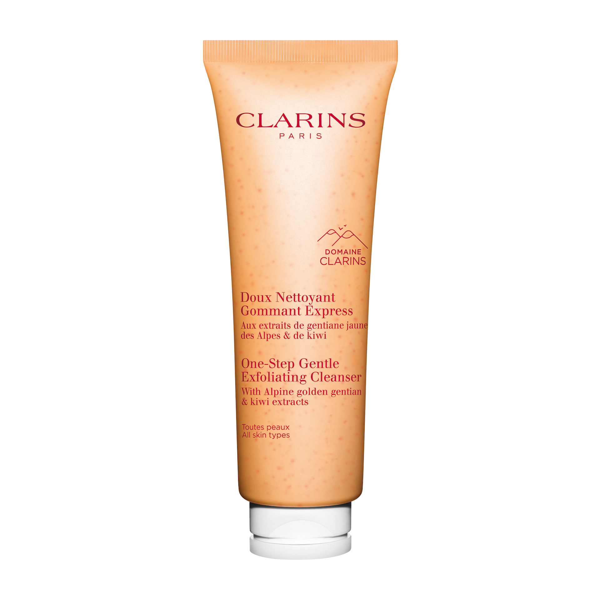 Egylépéses gyengéd hámlasztó arctisztító 125 ml - Clarins