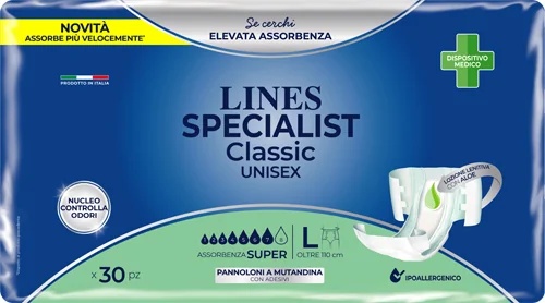 LINES Lines Specialist Classic Super Size L 30-delige incontinentieluier