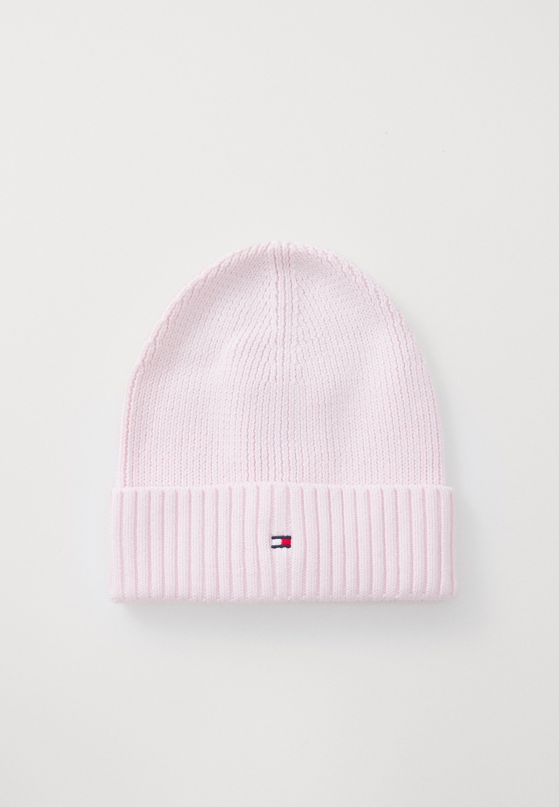 Tommy Hilfiger Small Flag Beanie Unisex - Muts - lichtroze