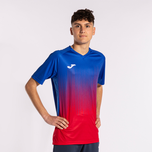  Košile Manga Corta Joma Tiger Iv Rojo Royal
