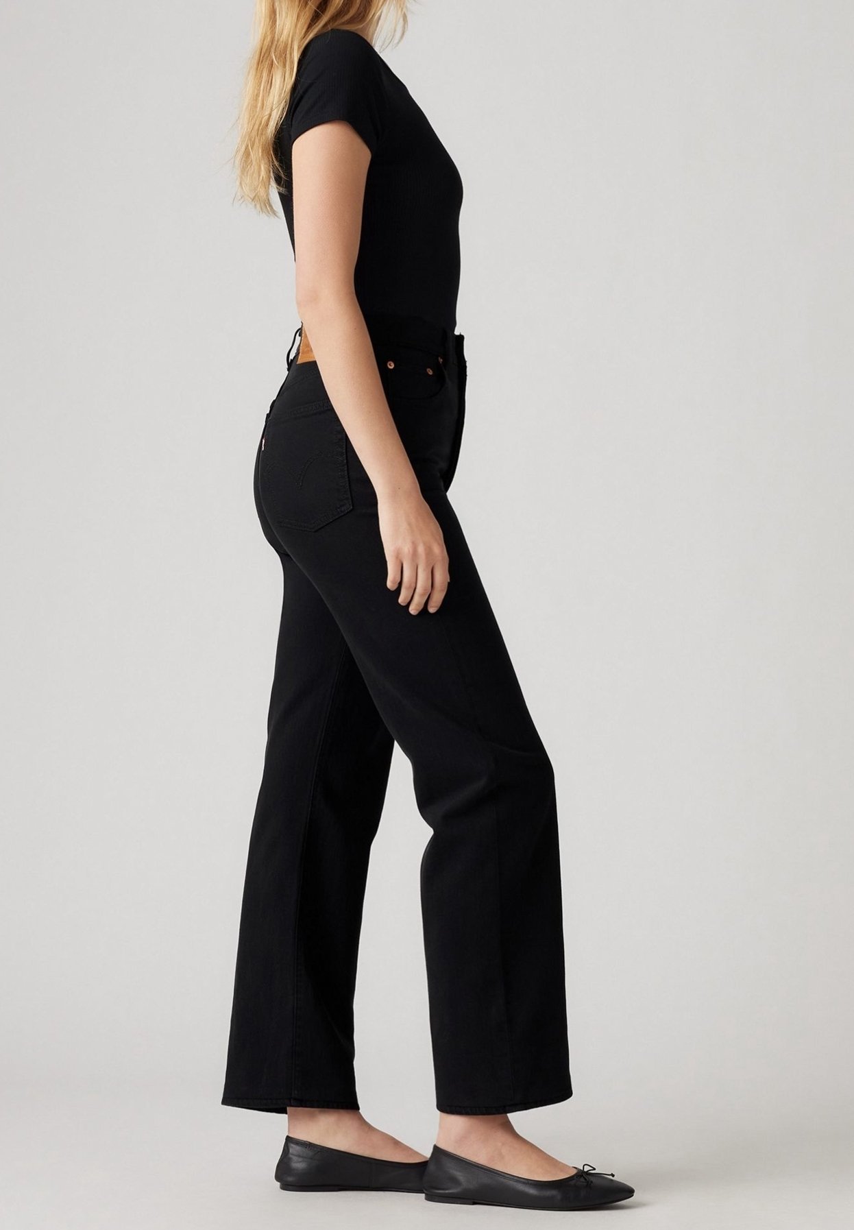 Jeansy Levi's® Straight leg - czarny denim