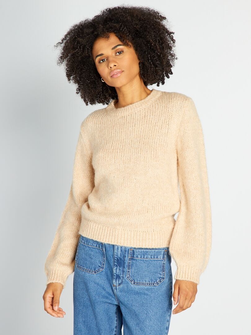 Sweter JDY Chunky Knit - BEŻOWY