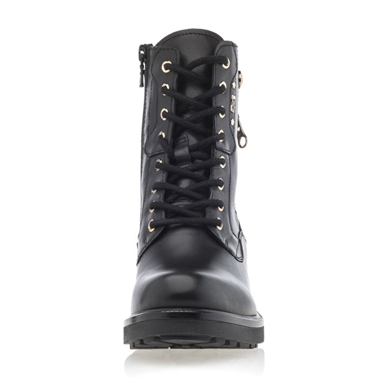Schwarze Damenstiefel / Stiefeletten