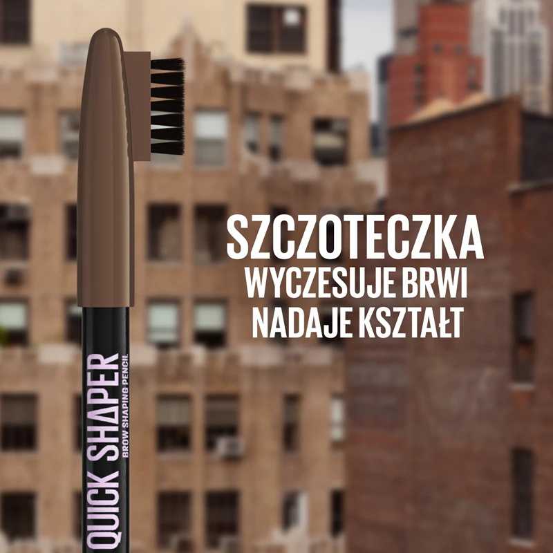Maybelline New York Quick Shaper Precision wenkbrauwpotlood met borsteltje