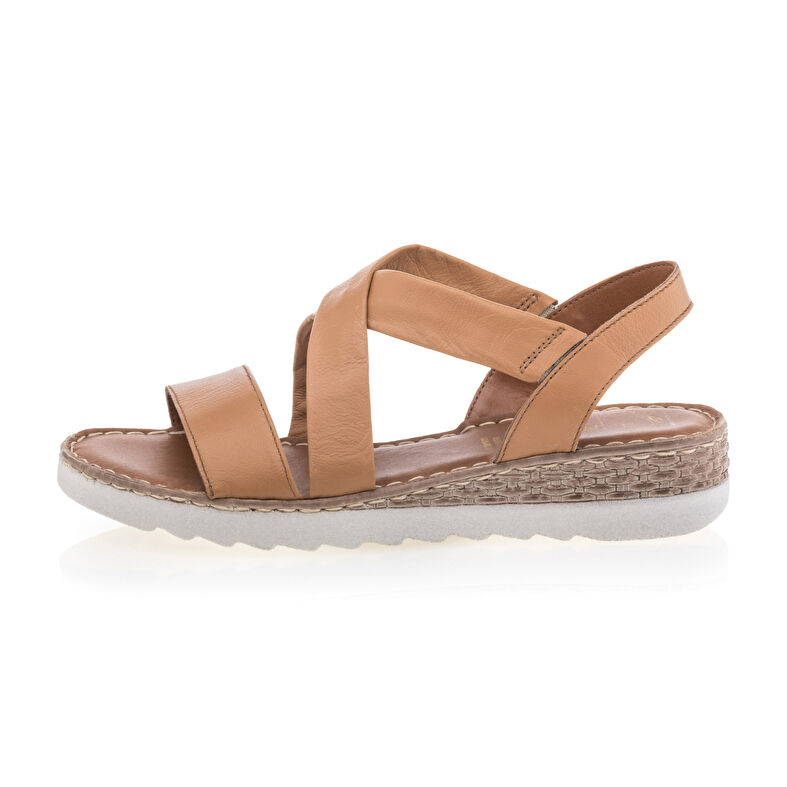 Brune sandaler / sko med åpen tå til dame