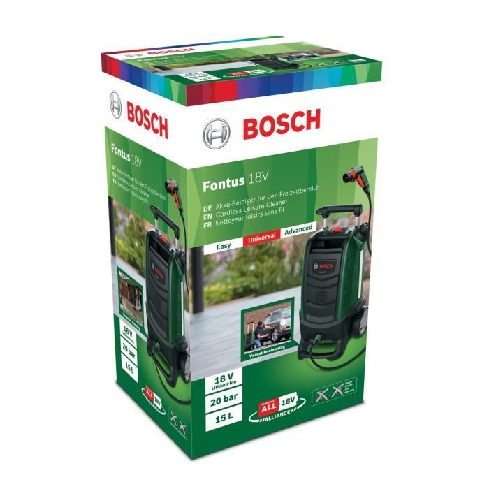 Bosch Fontus 18 Gen2 Højtryksrenser - Justerbart Tryk - Lithium Batteri - 15L - PowerForAll