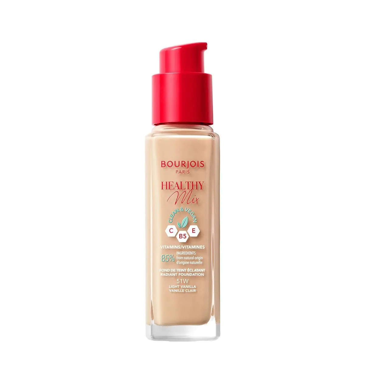 Bourjois Healthy Mix Clean & Vegan 51 Light Vanilla Podkład do twarzy
