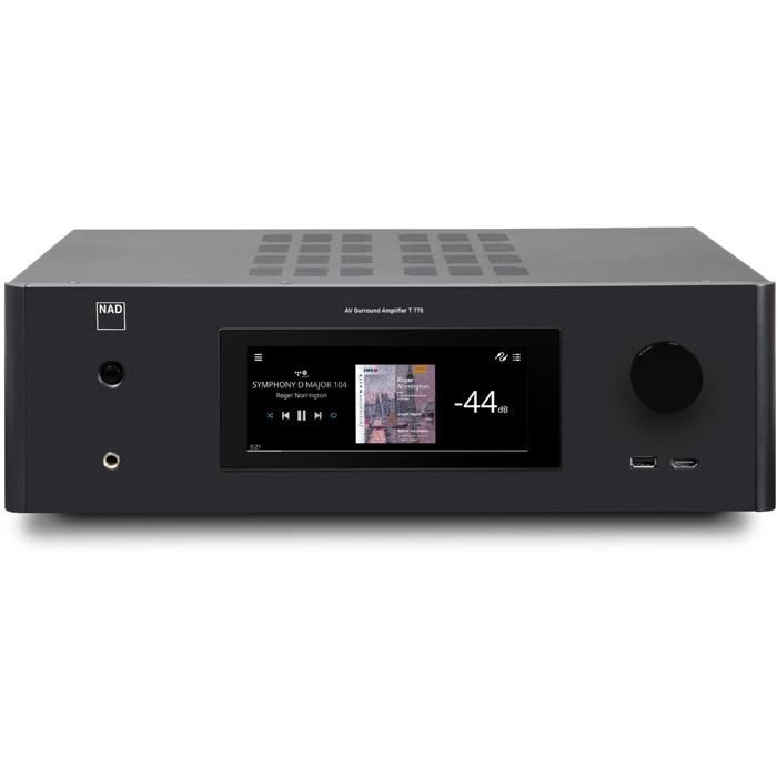 Home Cinema Amplifier - NAD - T778 - 9x85W - Dolby Atmos - DTS Master Audio