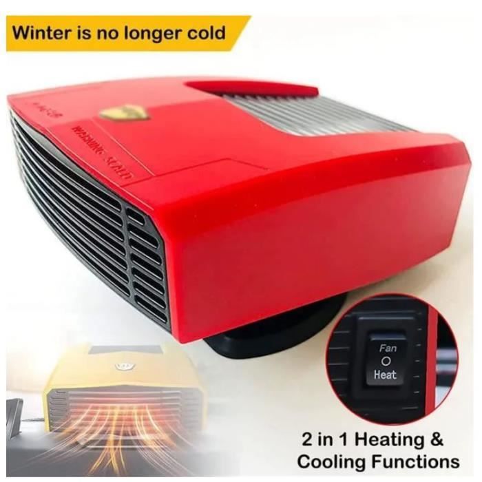 Chauffage de Voiture Portable - Non spécifié - 12V-24V - Refroidissement et Chauffage - Compact et Rotatif