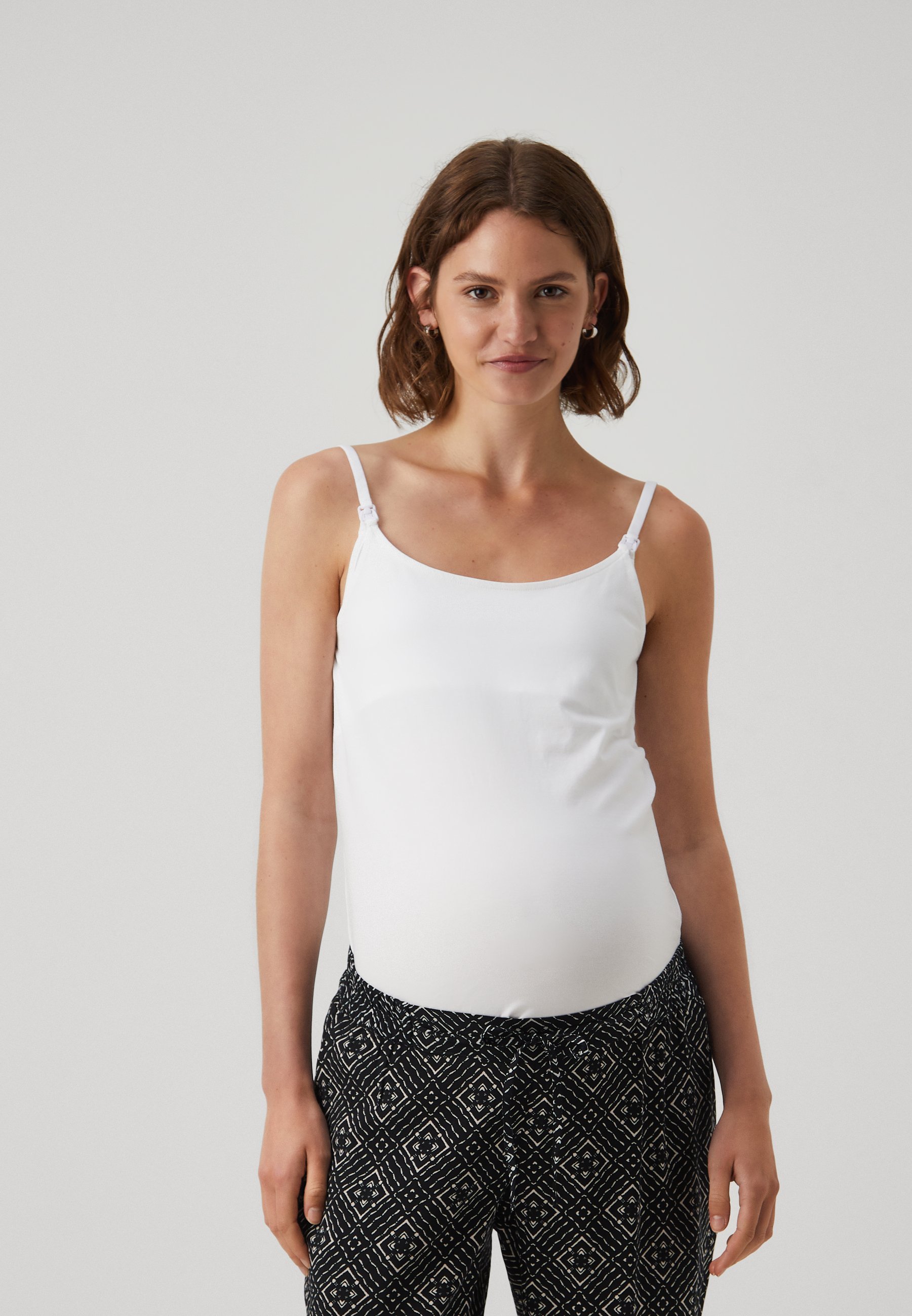 Anna Field MAMA 2-PACK - Top - zwart/wit