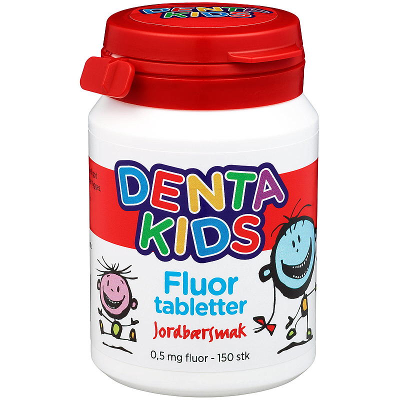 Compresse di fluoro Dentakids, 150 pezzi.