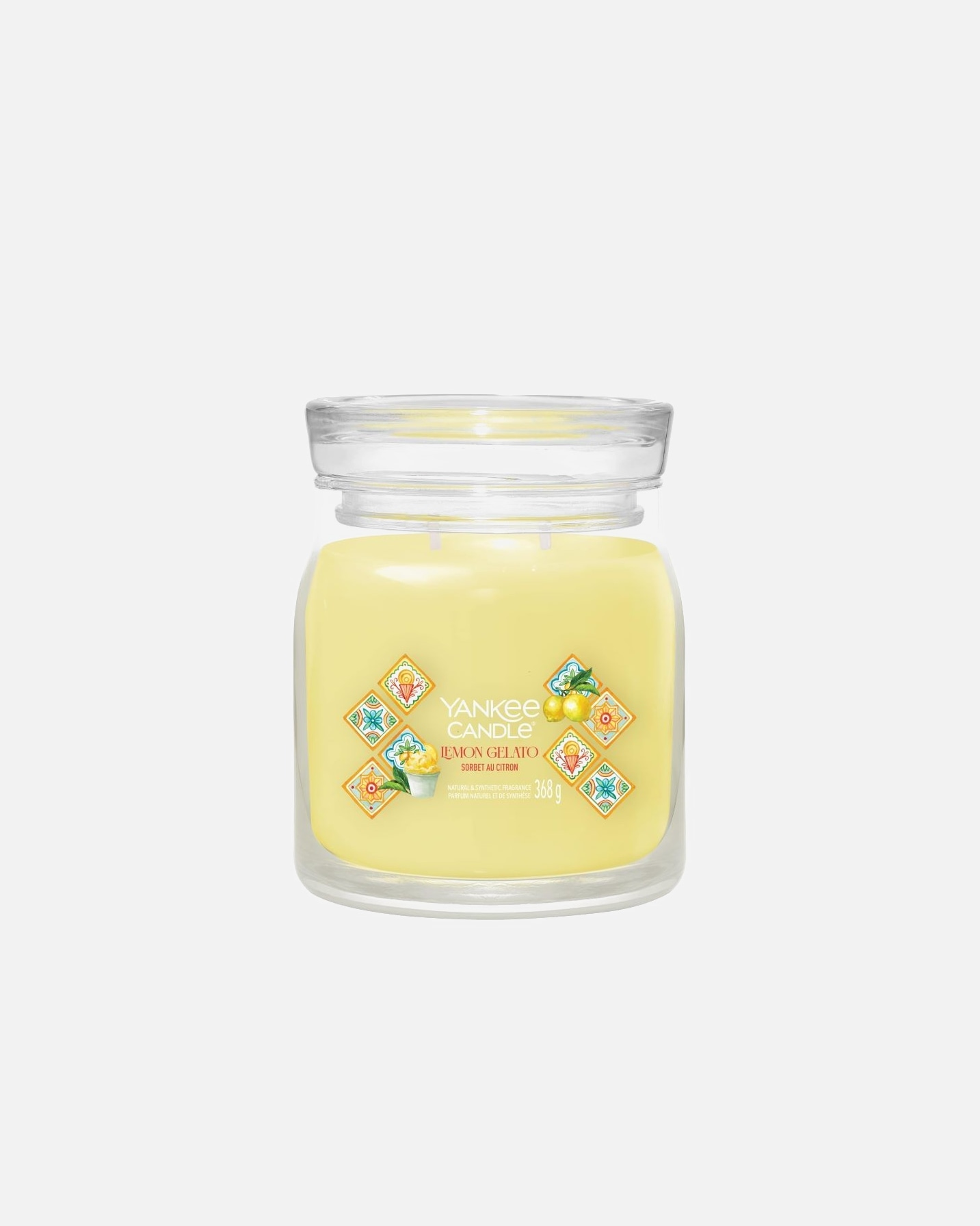 YANKEE CANDLE SIGNATURE JARRE SORBET AU CITRON
