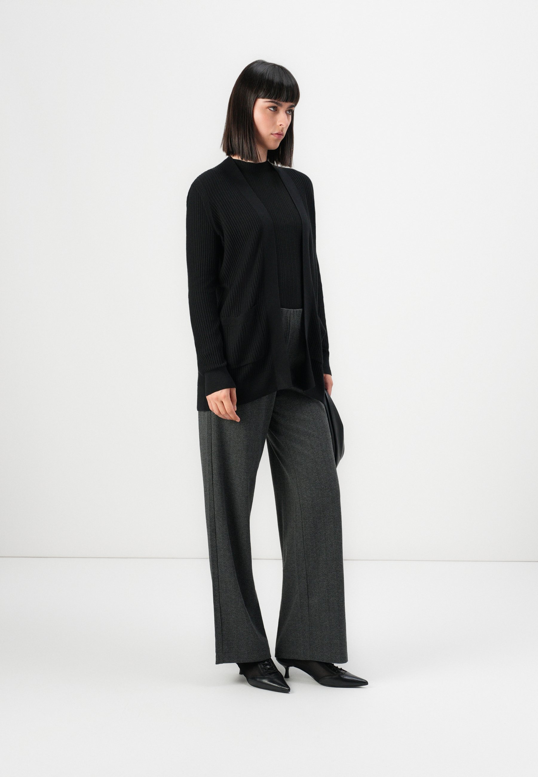 GAP BELLA OPEN THIRD - Cardigan - zwart