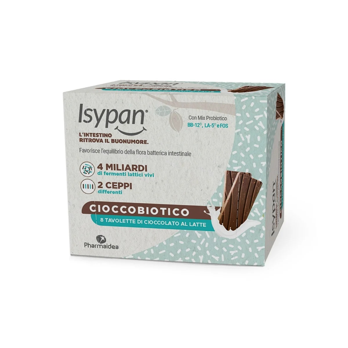ISYPAN Isypan Cioccobiotico Milch 8 Stück Probiotika