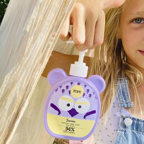 Sapone liquido per le mani al gelsomino Yope per bambini, 400 ml