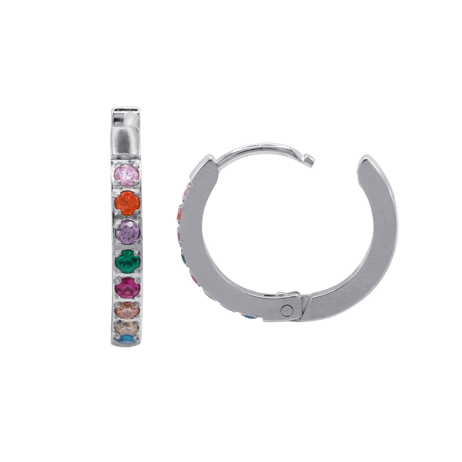 Heideman Boucles d'oreille Hedda couleur argentée polie