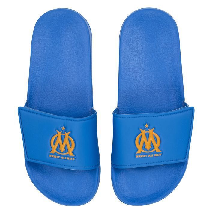 Flip-flops - OLYMPIQUE DE MARSEILLE - OM - Polyester - Rubber - Men's Adult Size