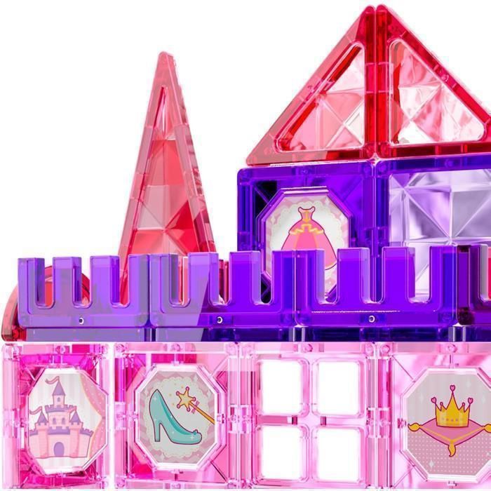 54-piece magnetic building set, educational toy for ages 3-8, stimulates creativity and logic, ideal gift for boys and girls