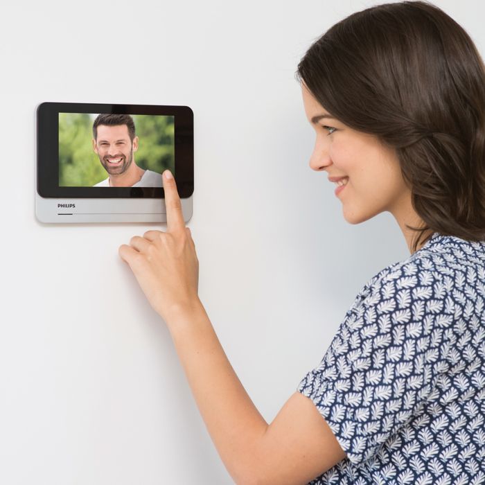 7-inch wireless and connected touchscreen video intercom - WelcomeEye Wireless - Philips - 531039