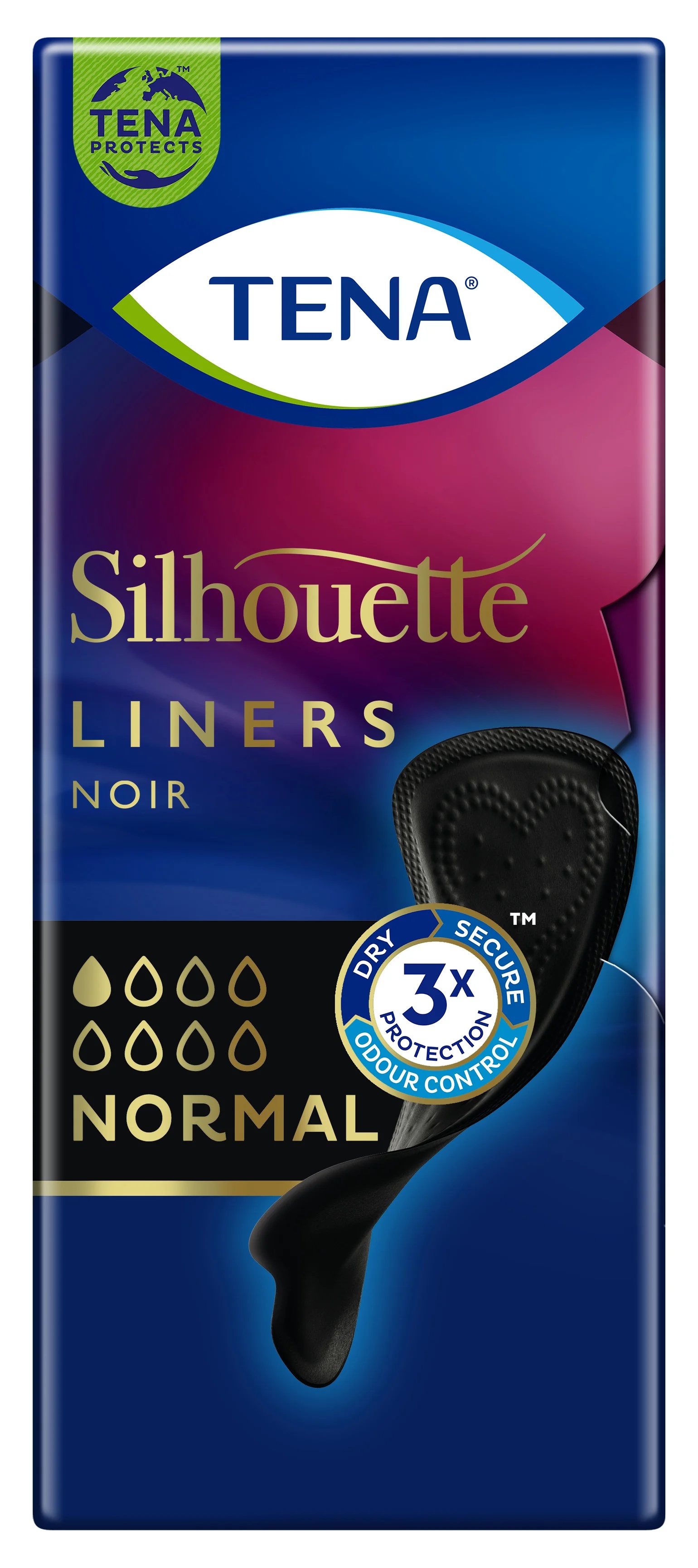TENA Intimates Tena Silhouette Noir Normal 26-teilig schwarz