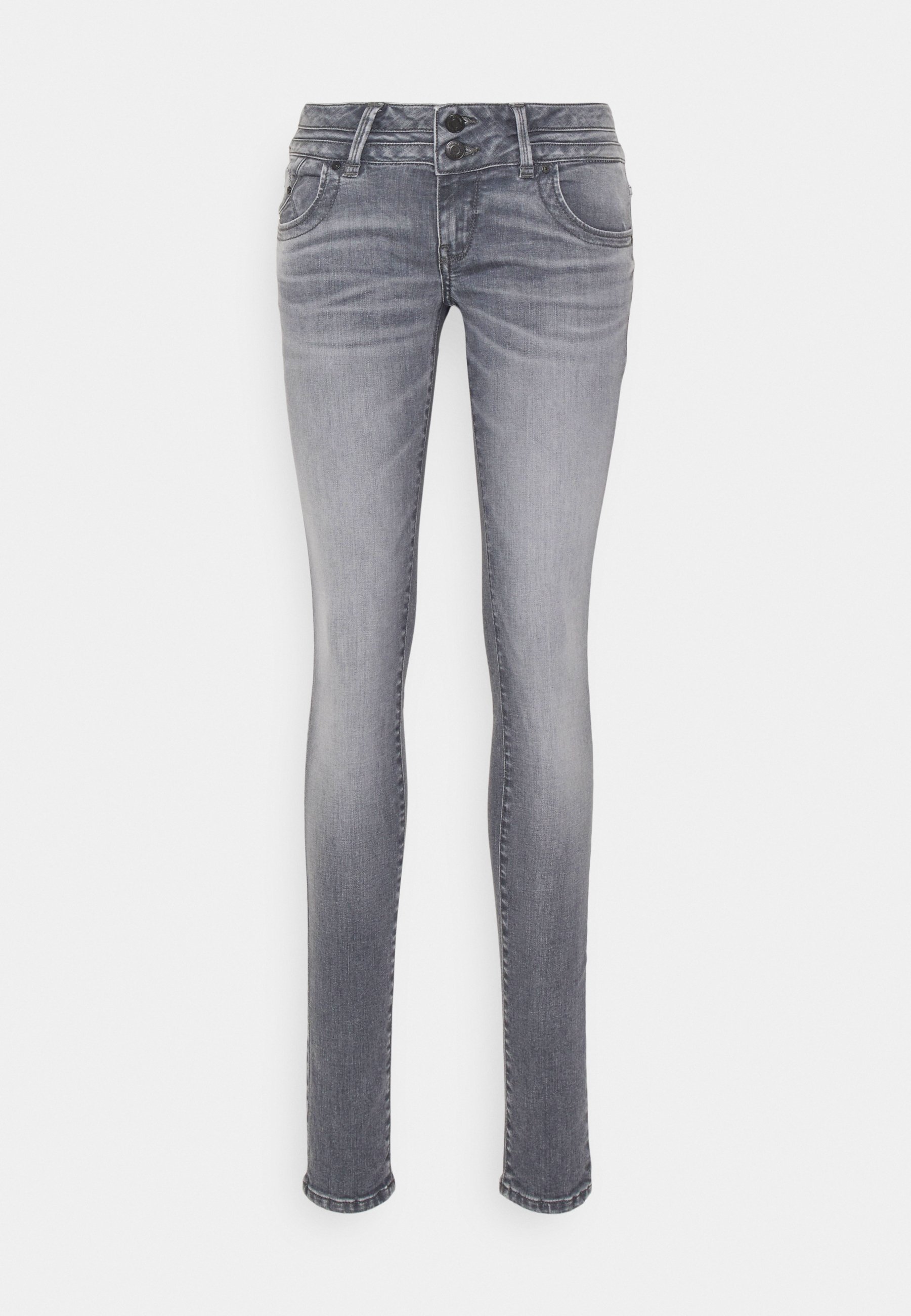 LTB JULITA - Džíny Skinny Fit - šedá, podzimní, nepoškozené, seprané