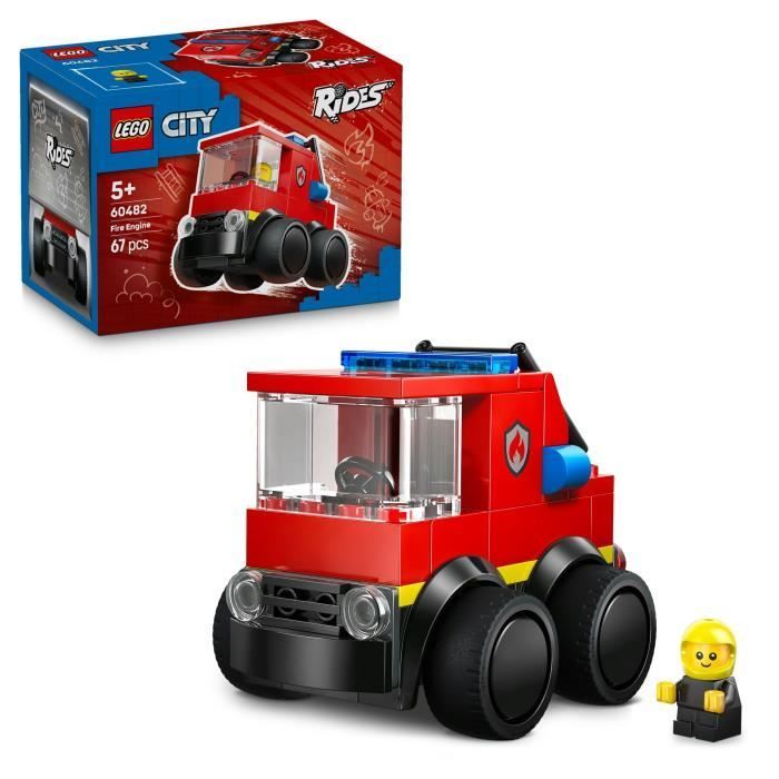 LEGO City 60482 Vehicles - Fire Truck - Creative Play Set for Ages 5+ - Gift Idea