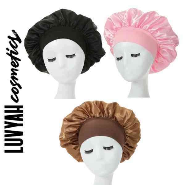 LUVYAH Cosmetics Ruskea Satiinihiusbonnet