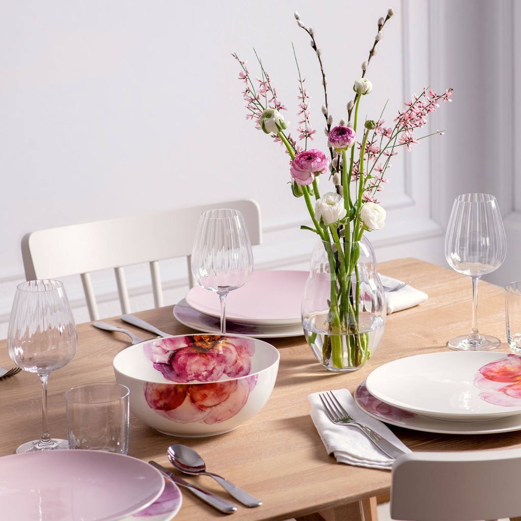 Villeroy & Boch okrúhla šalátová misa Rose Garden - 1 kus