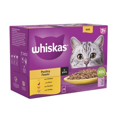 Whiskas 7+ Senior em sachês com molho