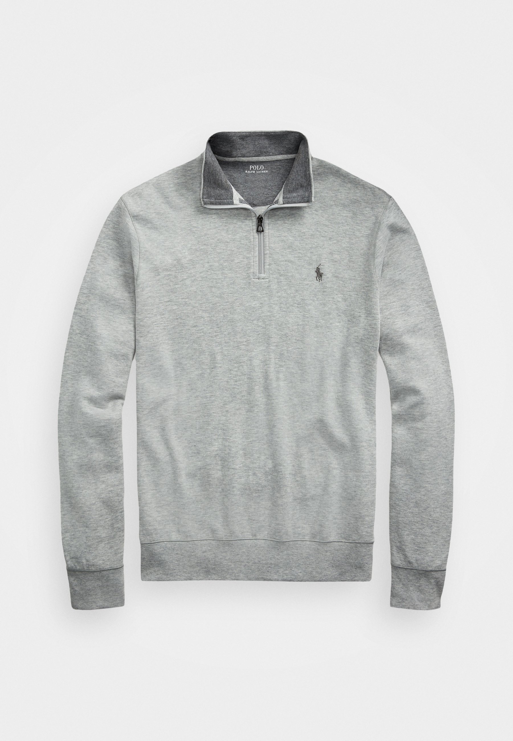 Pull-over Polo Ralph Lauren LUXURY JERSEY à fermeture éclair quart de 1/4 - Sweat-shirt - Andover Heather