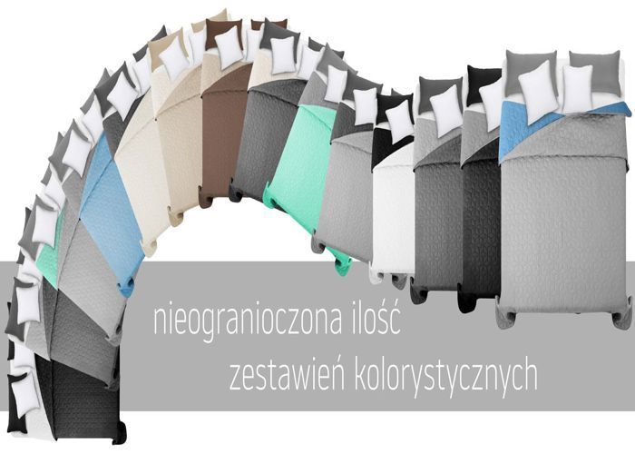 Couvre-Lit Tutumi Diamante Jeté De Lit Gris 200X220X2Cm