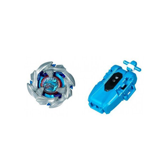 Coffret Toupie Beyblade X Pack Cobalt Dragoon 2-60C - Set Toupie + Lanceur Deluxe - Type Attaque + 1 Carte