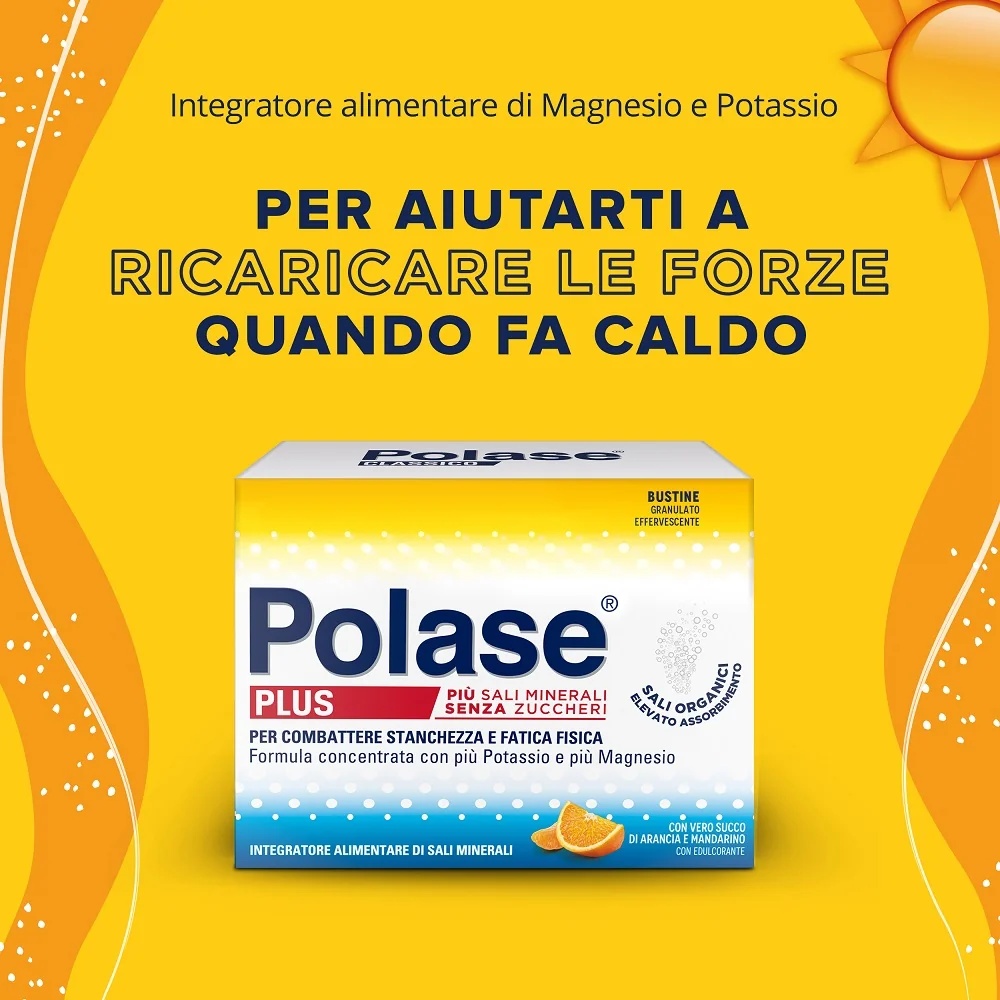POLASE Polase Plus sabor naranja sin azúcar 24 sobres complemento alimenticio contra la fatiga