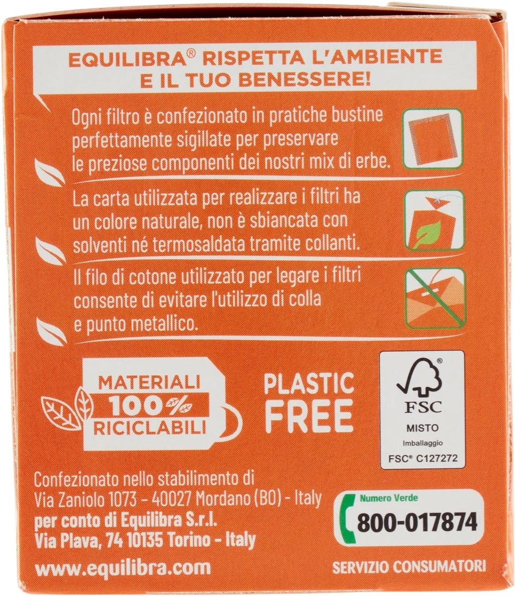EQUILIBRA Kräutertee Equilibra Energie & Vitalität 15 Filter gegen Müdigkeit und Erschöpfung