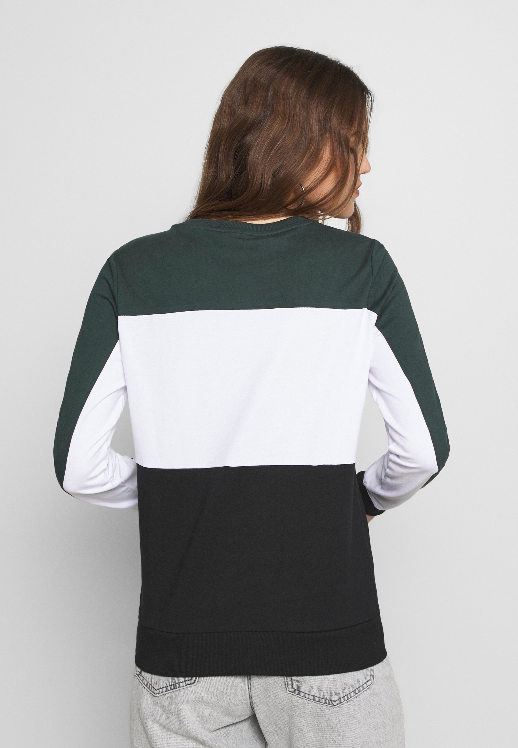 Noisy May-sweatshirt - donkergroen