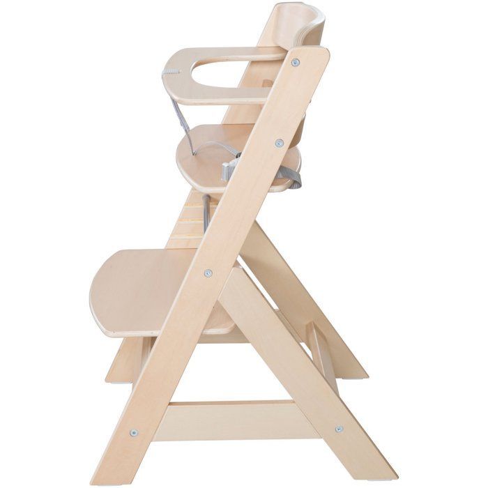 Convertible high chair - ROBA - LIV UP - From 6 months up to 70 kg - Organizer set included - Natural wood