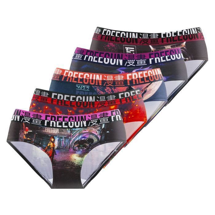 Mutandine Freegun Novelty, confezione da 5 per ragazze