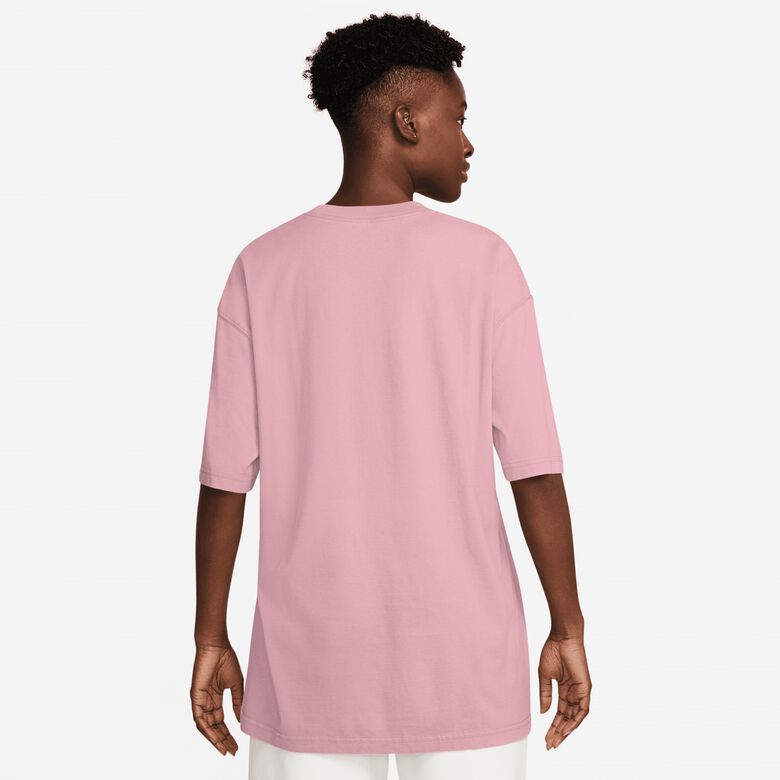 Camiseta oversized de manga curta com estampa